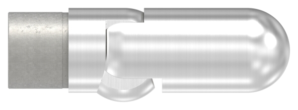 Gelenkstueck V2A fuer Rohr Ø 42-4 x 2-0 mm rechts steckbar geschliffen K240-88-1156258-320.R