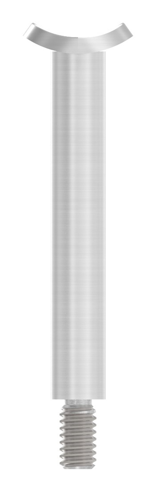 Stift mit Handlaufanschlussplatte Edelstahl V2A Ø 12 mm fuer Rohr Ø 33-7 mm H 78 mm-88-1160711.240