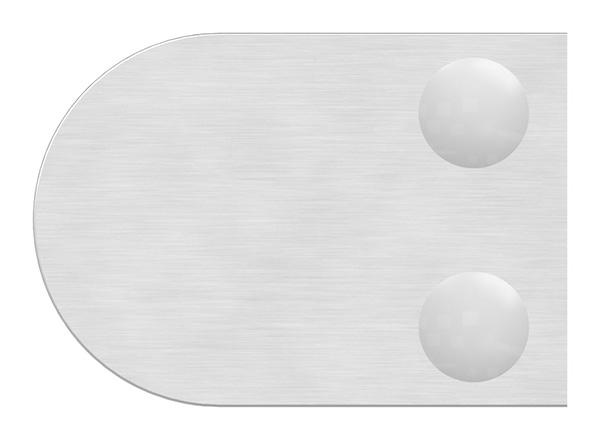 Glasklemme - Masse- 40x28x17-4 mm - Anschluss flach - V2A-10-2000.4