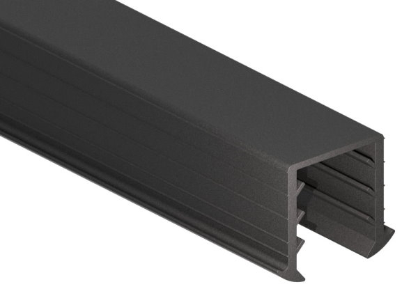 Keildichtung EPDM fuer Glas 24-76–25-52 mm- Nut 34x34 mm- L = 6000 mm-88-1160374-GU.6M