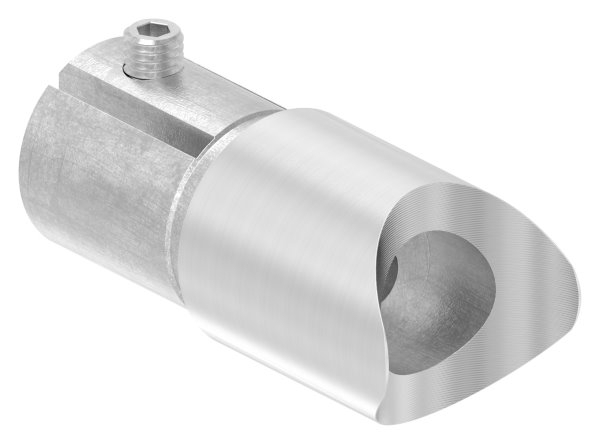 Anschlussstueck 90° fuer Rundrohr Ø 33-7x2-0 mm V2A-11-3386.4-STUeCK