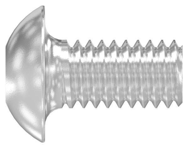 Linsenkopfschrauben Set V2A M4x8 Innensechskant fuer Nutrohr 42-4 mm -50 Stk-88-1158344-240-8.P50