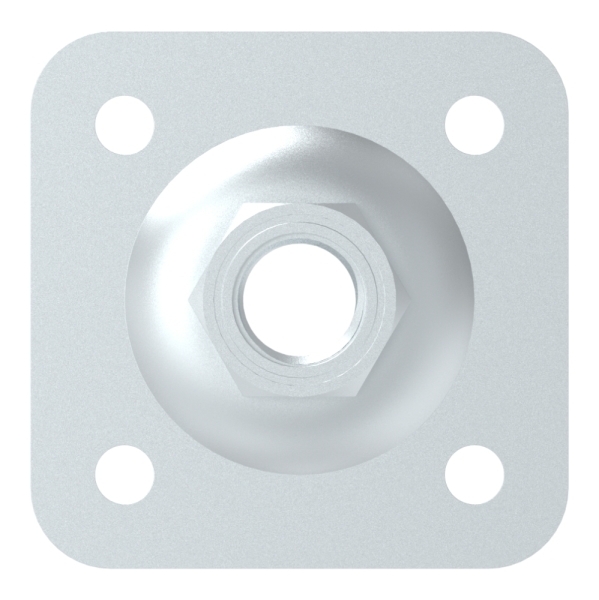 Verstellbare Mauerplatte fuer M24- verzinkt-88-11860-P.M24