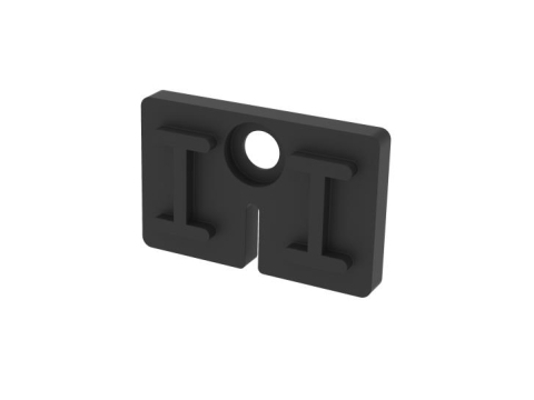 Gummieinlage fuer Glashalter- Glasstaerke 8-10 mm- schwarz-18-2108S-A.0