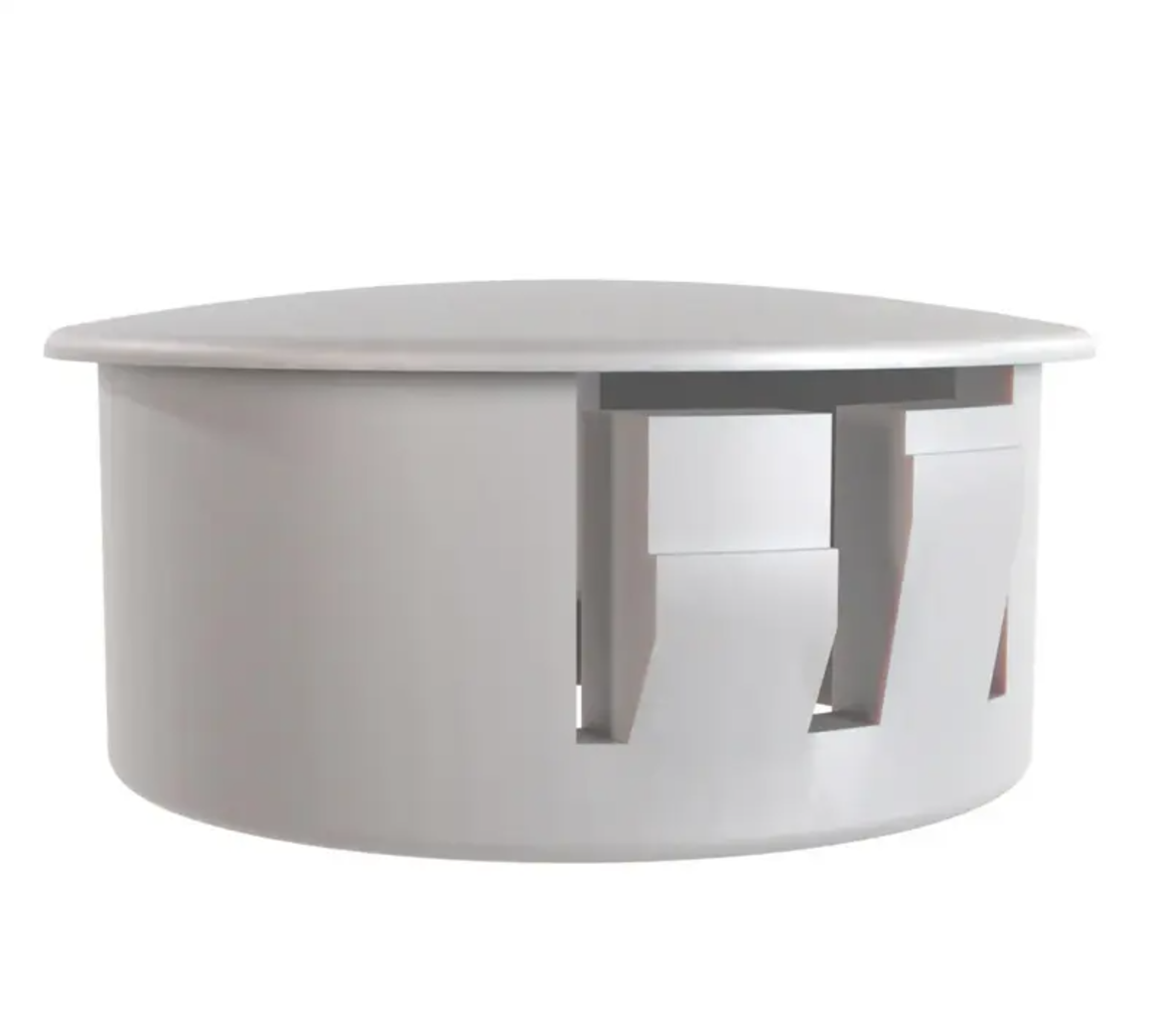 Endkappe PVC fuer Ø 30 mm Bohrung- Flansch Ø 35 mm- fuer Aluminiumprofile-89-11A240005009-A.4