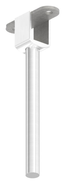 Handlaufbefestigung V2A 145 mm Ø12 mm Nut 24x24 mm voll LED-88-11LED-NU-01.240