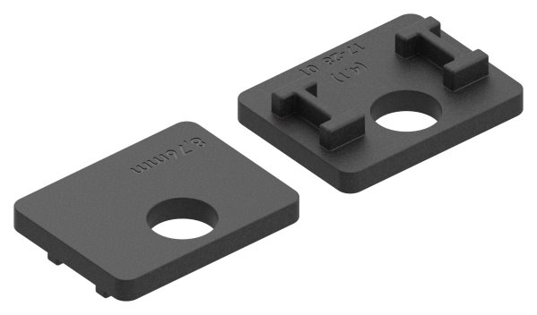 Gummieinlage Gummi fuer Glas 8-76 mm VSG fuer Glasklemme Modell 26-88-112609.GU