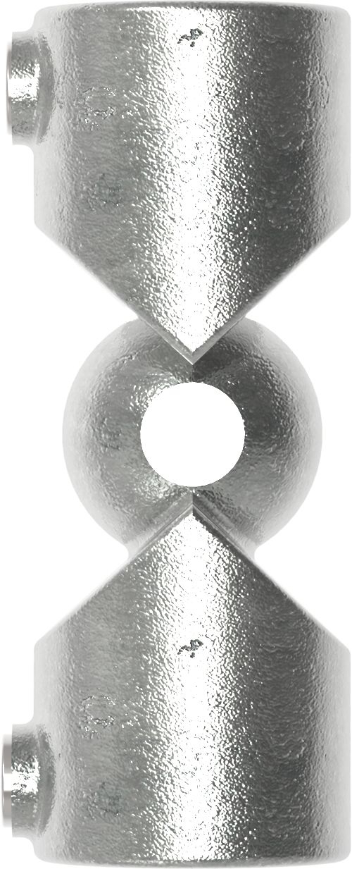 Rohrverbinder - Eckstueck verstellbar - 125HC42 - 42-4 mm - 1 1-4- - Feuerverzinkt u. Elektrogalvanisiert-125HC42