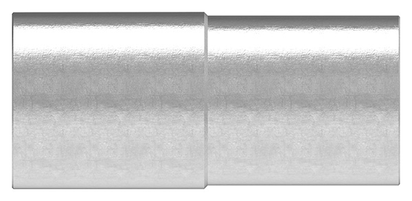 Steckverbinder V2A Ø 33-7 mm Wand 2-5 auf 2-0 mm L 65 mm zum Kleben-11-3351.4