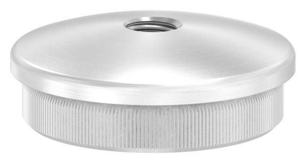 Rohrstopfen fuer Ø 42-4x2-0 mm leicht gewoelbt zum Einschlagen mit M8  V2A-11-5063.4