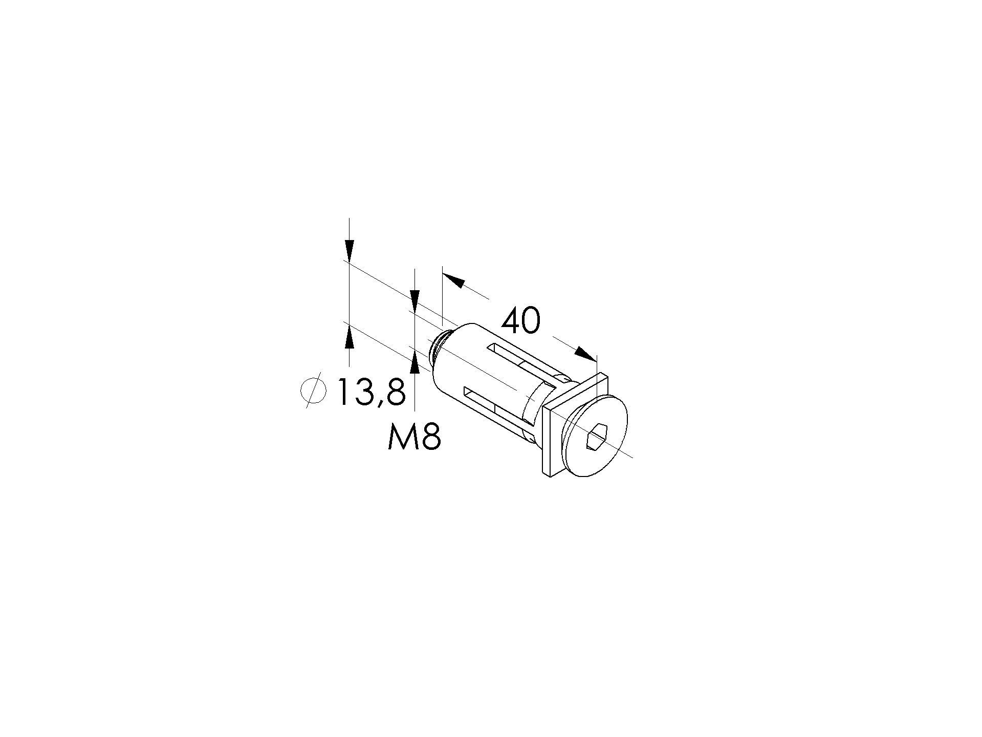 Stahlanker Edelstahl V2A - Stahl Quick-Fix fuer Profile bis 5 mm-89-11Q509QUICKFIXQF5-A.4