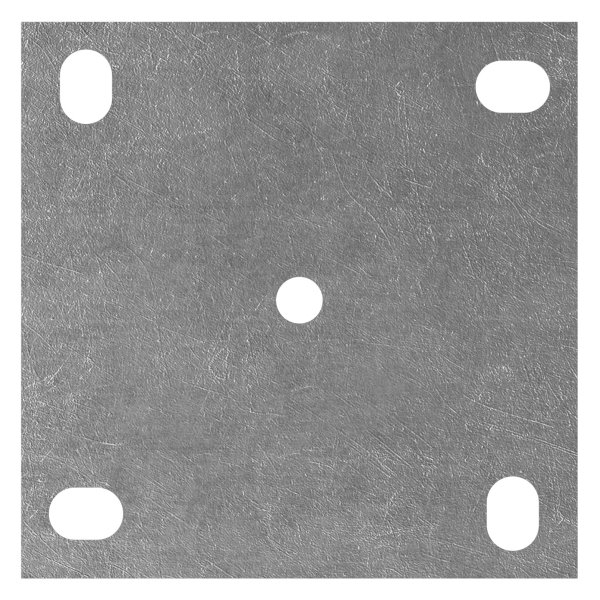 Ankerplatte Stahl roh S235JR 150 x 150 x 8 mm mit 4 Langloechern-88-1151012-STQ.8