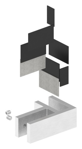 Glasverbinder 90°-88-1151297.V4A