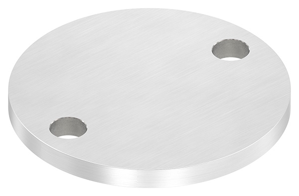 Ankerplatte Ø 100 x 8mm- mit Laengsschliff- V4A-88-1154105-V4A.8