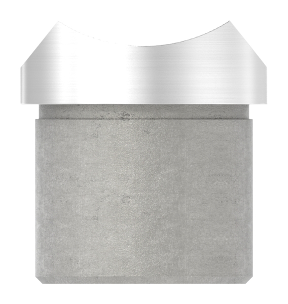 Rohrsattel zum Kleben fuer Rundrohr Ø 33-7x2-0 mm V2A-11-3320.4