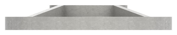 Ankerplatte  Masse- Ø 100x8 mm fuer Rundrohr  Ø 42-4 mm V2A- roh-11-3023.4