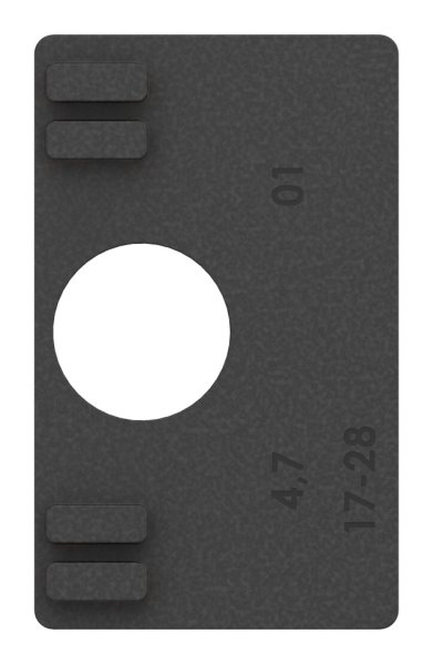 Gummieinlage Gummi fuer ESG-Glas 6-00 mm Mod- 45-88-114506.GU