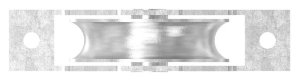 Schiebetorrolle- Ø 88mm- V2A-88-11338-90.VA