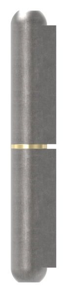 Anschweissband Stahl roh Laenge 120 mm Rollen-Ø 16 mm Stift-Ø 11 mm mit Messingring-88-1156515-ST.120