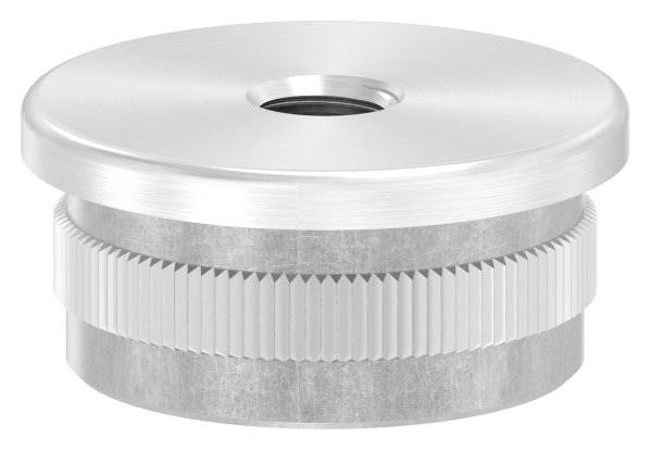 Rohrstopfen fuer Ø 33-7x2-0 mm flach mit M8 zum Einschlagen V4A-11-5240.1