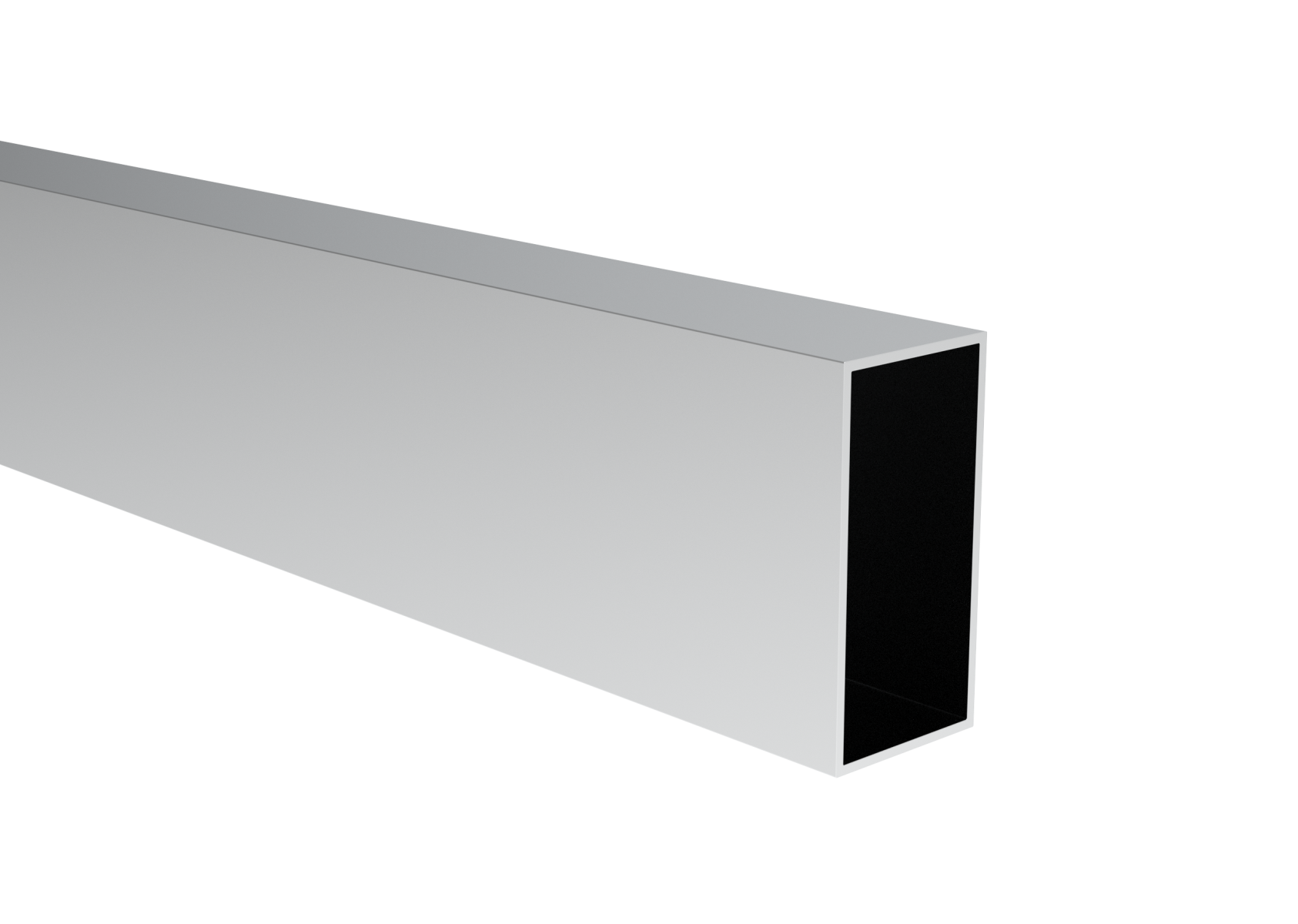 Aluminium Rechteckrohr 80 x 40 x 2 mm Laenge 6000 mm Roh-89-11AL80X40X26000-A.4