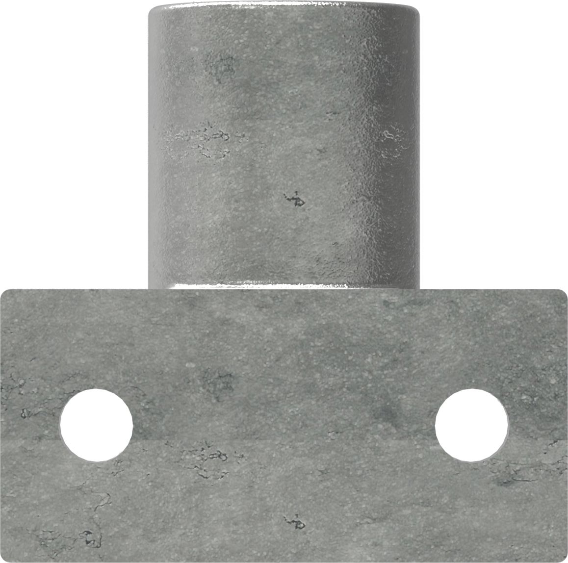 Rohrverbinder - Wandhalter Platte horizontal - 145C42 - 42-4 mm - 1 1-4- - Feuerverzinkt u. Elektrogalvanisiert-145C42