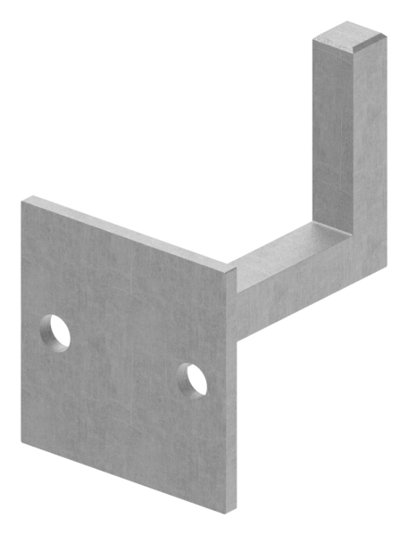 Handlauftraeger Stahl roh mit Ronde Buegel 12x12 mm Wandabstand 79 mm zum Anschweissen-88.112507