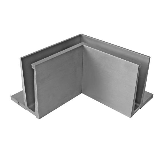 Innenecke Aluminium 90° fuer Glasprofil 12-21-52 mm Top-Montage Satin-ELOX-89-11AL0006SE90IN-A.4