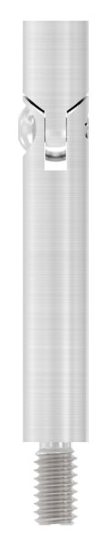 Edelstahl Gelenkstift Ø 12 x 75 mm - verstellbar - Aussen - und Innengewinde -V2A-11-2180.4