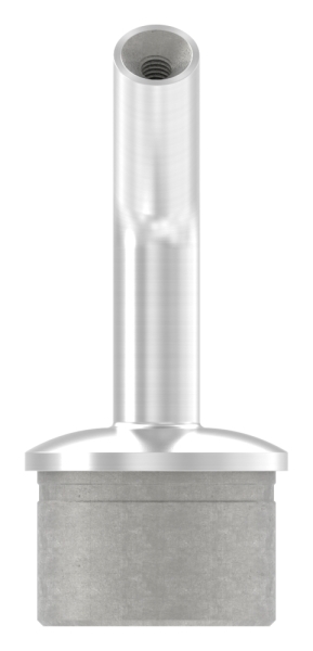 Rohrabschlussstopfen V2A fuer Rohr 42-4x2-0 mm mit Stift 135° M6 Gewinde-88-1160481.240