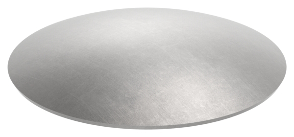 Klopperboden Rohrabschluss Ø 113-0x2-5 mm Stahl roh Hoehe- 17 mm-30-2758.8