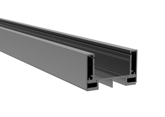 Zaunadapter Aluminium 1200 mm Anthrazit RAL 7016-89-11FGA461200R7016-A.4