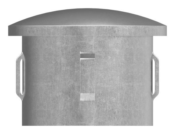 Stahlstopfen - leicht gewoelbt - fuer Ø 42-4x2-5-2-9 mm - Stah S235JR- roh-30-2903.8