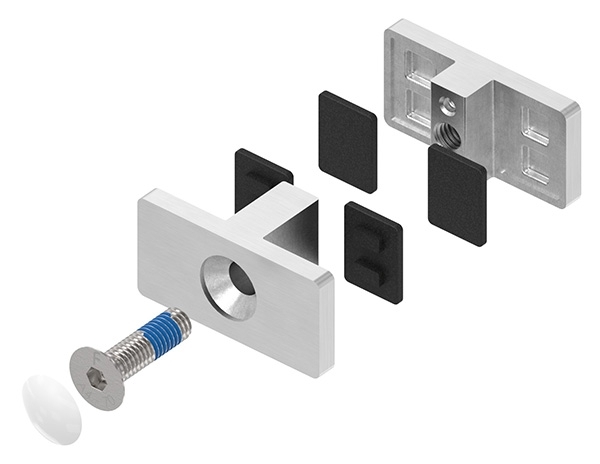 Glasausrichter - fuer Glas- 20-76-21-52 mm - V2A-12-4037.4