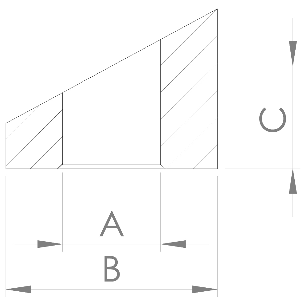 Formanschluss - fuer flachen Anschluss - Gewinde M4 - M8 - V2A-11.2820