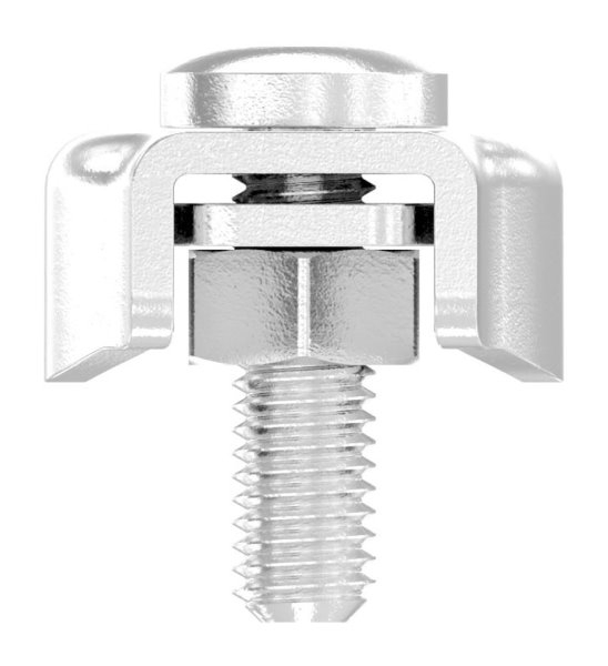 Duplexklemme - fuer Seil Ø 4 mm - V4A-11-2924.1