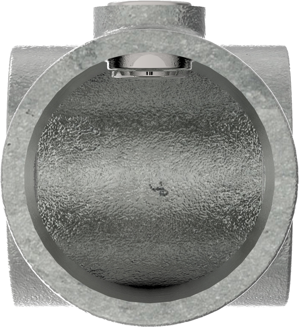 Rohrverbinder - T-Stueck kurz - 101A27 - 26-9 mm - 3-4- - Feuerverzinkt u. Elektrogalvanisiert-101A27