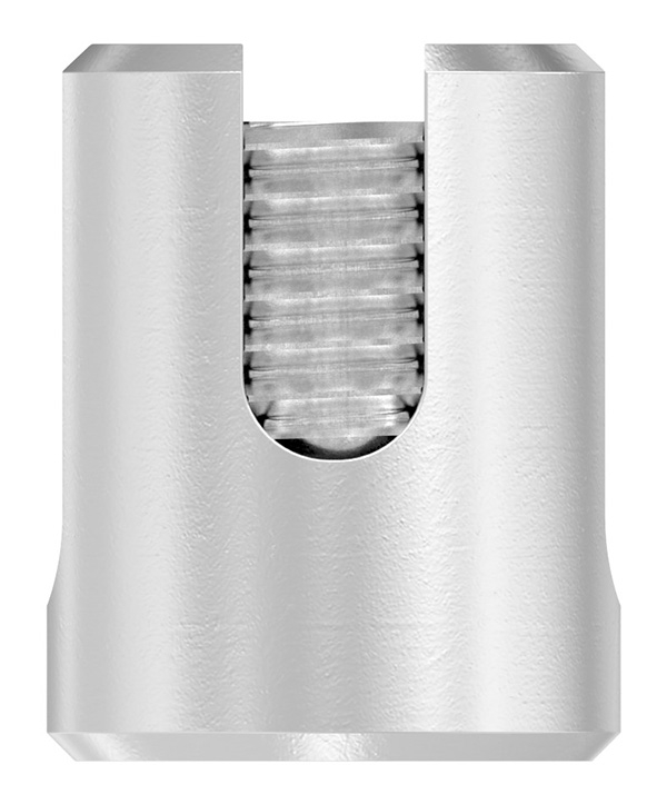 Kreuzklemme Edelstahl V4A fuer Seil Ø 6 mm-88.11100071006