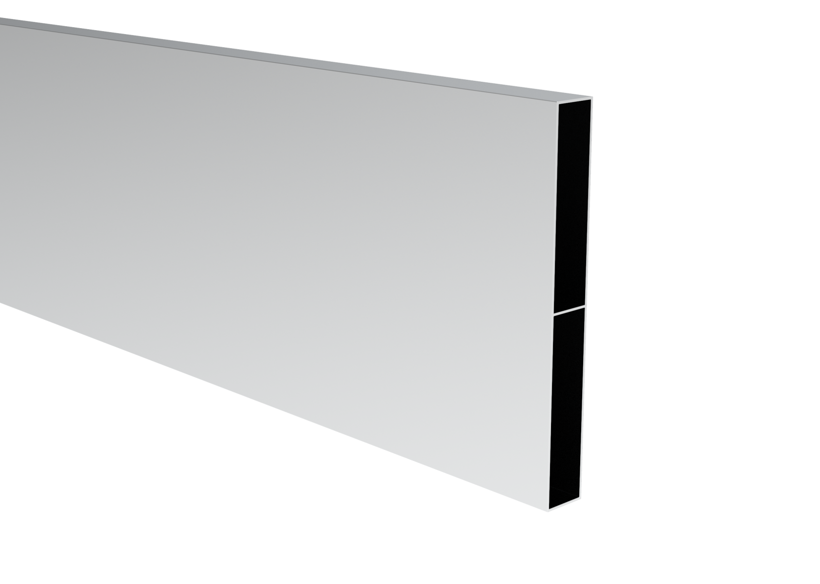 Zaunlamelle Aluminium 20x160 mm 6000 mm Rohzustand-89-11FGS20X1606000N-A.4