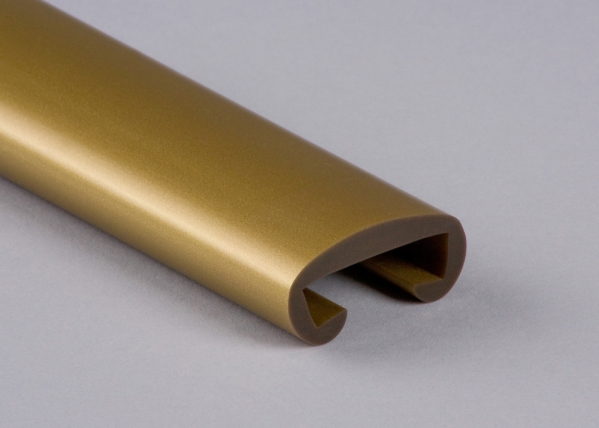 Kunststoffhandlauf fuer 30 x 8mm- gold- 25 Meter-88-11F308.020