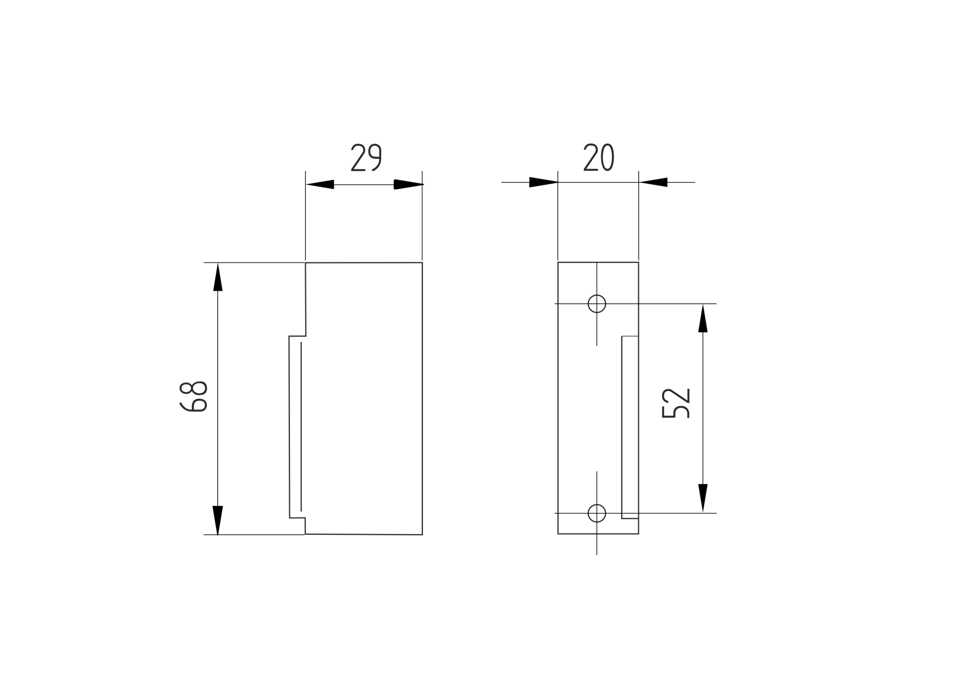 Elektrischer Tueroeffner Stahl verzinkt 12-24V AC-DC-89-11B118LC-A.4