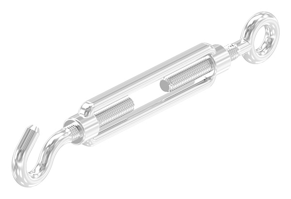 Spannschloss - M8 - Oese-Haken - mit Links-Rechtsgewinde - V4A-11-2958.1