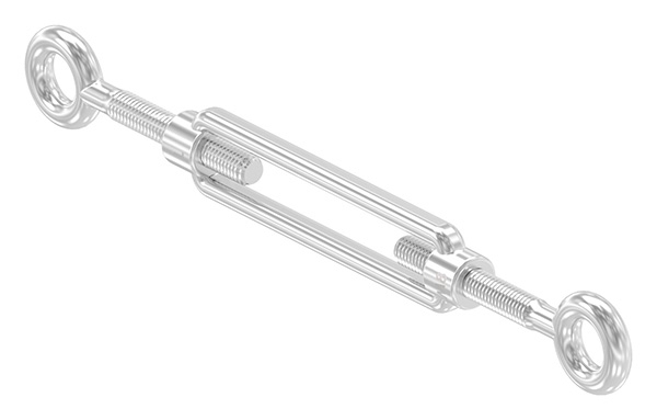 Spannschloss - M8 - Oese-Oese - mit Links-Rechtsgewinde - V4A-11-2899.1