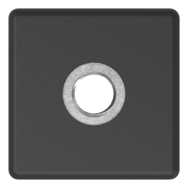 Kunststoffkappe fuer Quadratrohr 30x30mm mit M8-88-11178-30X30.M8