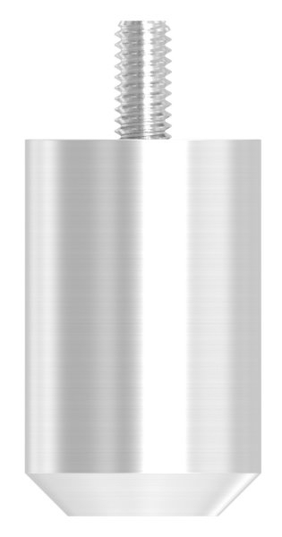 Querstabhalter Edelstahl V2A Bohrung Ø 12-5 mm flacher Anschluss geschliffen Korn 240-88-1150535-240.00