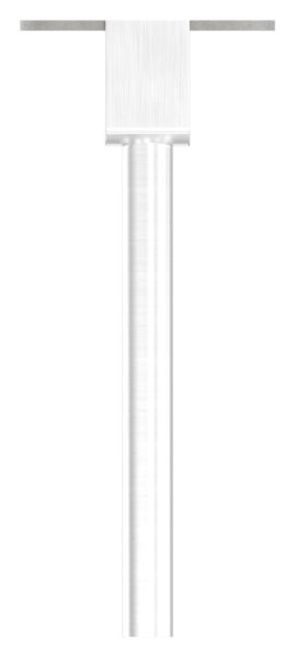 Handlaufbefestigung V2A 145 mm Ø12 mm Nut 24x24 mm voll LED-88-11LED-NU-01.240