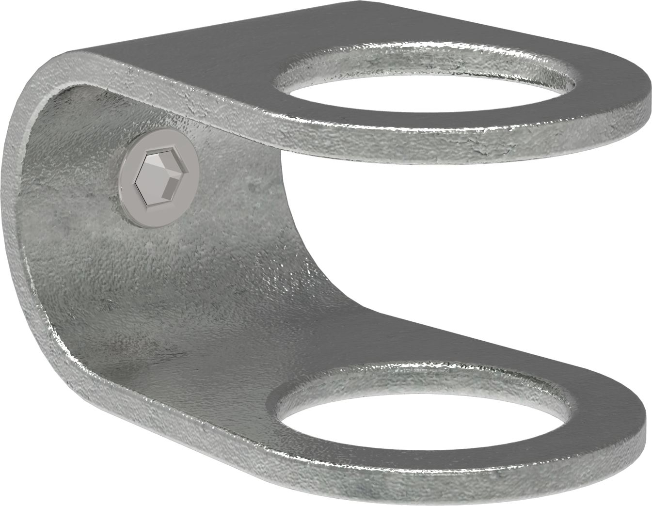 Rohrverbinder - Kreuzstueck offen - 160C42 - 42-4 mm - 1 1-4- - Feuerverzinkt u. Elektrogalvanisiert-160C42