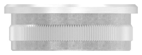 Rohrstopfen fuer Ø 48-3x2-0 mm flach mit M8 zum Einschlagen V2A-11-5242.4