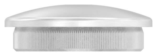 Rohrstopfen fuer Ø 48-3x3-0 mm leicht gewoelbt zum Einschlagen mit M8  V2A-11-5069.4