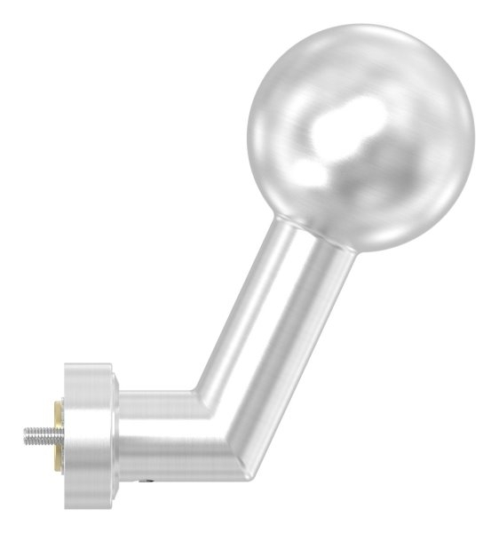 Drueckerknopf- Ø 50mm- drehbar- V2A - Rechts-88-11612-VA-D.R